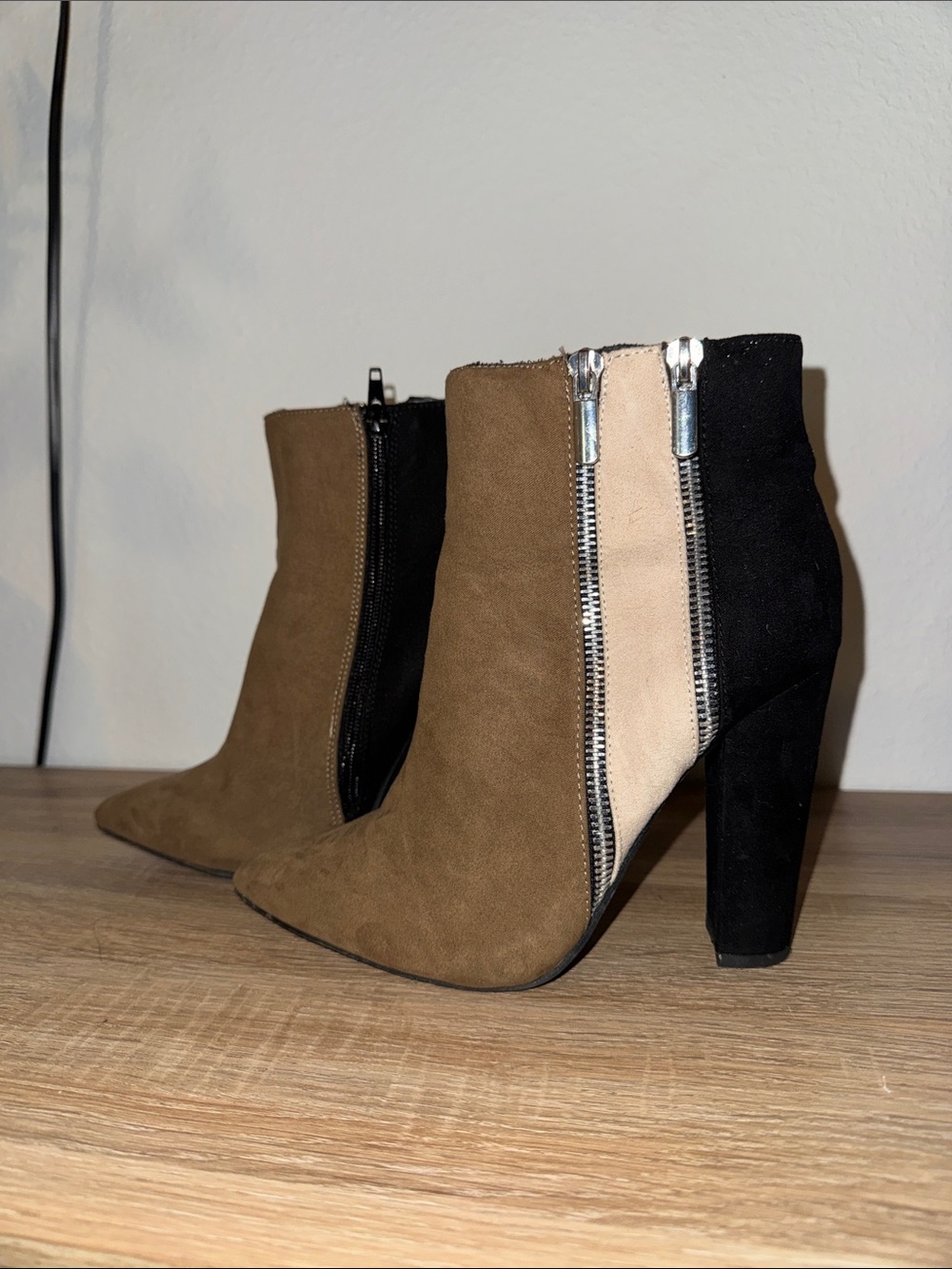 Just Fab Ankle Bootie Heels - Size 6